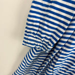 Load image into Gallery viewer, Mini Boden Long Sleeve Rainbow Applique Jersey Dress Blue Stripe 6-7
