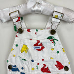 Load image into Gallery viewer, Vintage Carter's Zoo Animal Shortalls 18 Months
