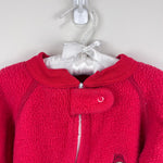 Load image into Gallery viewer, Vintage Paddington Red Fleece Footie Pajamas 2T USA
