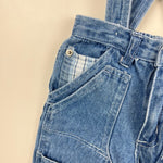 Load image into Gallery viewer, Vintage Little Rebels Blue Jean Suspender Pants 2T
