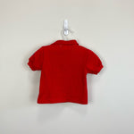 Load image into Gallery viewer, Vintage OshKosh B'gosh Red Smiley Polo Shirt 12 Months USA
