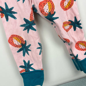 Hanna Andersson Pink Pineapple Pajamas 85 cm 2T