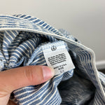 Load image into Gallery viewer, Vintage OshKosh B'gosh Striped Acid Wash Shortall Romper 6 USA
