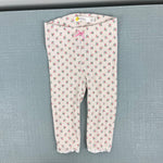 Load image into Gallery viewer, Mini Boden Floral Ribbed Bow Pants 3-6 Months
