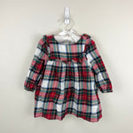 Load image into Gallery viewer, Baby Gap Tartan Plaid Ruffle Holiday Dress 12-18 Months
