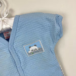 Load image into Gallery viewer, Vintage Cotton Club Blue Panda Romper 6-9 Months
