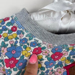 Load image into Gallery viewer, Mini Boden Cosy Applique Sweatshirt Floral Blossom Guinea Pigs 2-3
