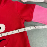 Load image into Gallery viewer, Vintage Y2K Sesame Street Red Pink Elmo Hoodie 18 Months

