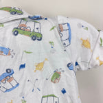 Load image into Gallery viewer, Milkberry Bamboo Golf Polo Bodysuit 6-9 Months
