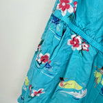 Load image into Gallery viewer, Mini Boden Bead Playsuit Romper Corsica Blue Island Adventure 6-7
