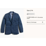 Load image into Gallery viewer, Crewcuts Thompson Navy Blue Suit Jacket 6-7

