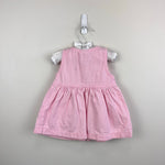 Load image into Gallery viewer, Vintage OshKosh B'Gosh Pink Striped Jumper Dress 12 Months
