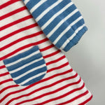 Load image into Gallery viewer, Mini Boden Cozy Striped Pocket Dress 6-12 Months
