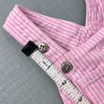 Load image into Gallery viewer, Vintage OshKosh B'gosh Pink Stripe Jumper Skirtall 12 Months
