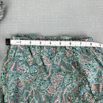 Load image into Gallery viewer, Vintage Janes Green Paisley Floral Lace Dress &amp; Bloomers Set Baby Girl
