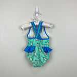 Load image into Gallery viewer, L.L. Bean Girls Ruffle Turtle Bathing Suit 2T
