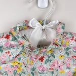 Load image into Gallery viewer, Bonpoint Floral Ruffle Long Sleeve Blouse Top 6 Months
