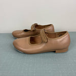 Load image into Gallery viewer, Dance Class Toddler Molly Jane Caramel Tap Shoes with Straps 12
