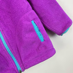 Load image into Gallery viewer, L.L. Bean Girls Purple Hooded Fleece Jacket 2T
