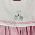 Load image into Gallery viewer, Strasburg Bunny Embroidered Square Collar Dress 18 Months NWT
