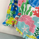 Load image into Gallery viewer, Mini Boden Fun Printed Playsuit Multi Coral Reef 9-10
