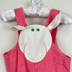 Load image into Gallery viewer, Vintage Ruth Scharf Hippo Applique Overalls 4T USA
