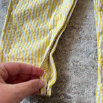 Load image into Gallery viewer, Mini Boden Sunshine Woven Dungarees Ivory Daffodil Sun 2-3
