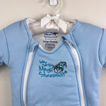 Load image into Gallery viewer, Baby Merlin Magic Sleepsuit Blue Cotton Large 3-6 Months
