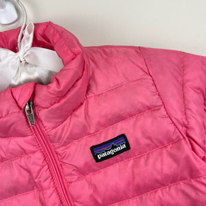 Patagonia Baby Down Sweater Coat Pink 18 Months