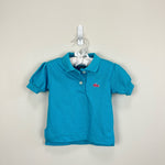 Load image into Gallery viewer, Vintage Izod Lacoste Short Sleeve Blue Polo Shirt 12 Months USA
