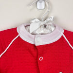 Load image into Gallery viewer, Vintage BabyGro Baby's First Christmas Footie Large USA
