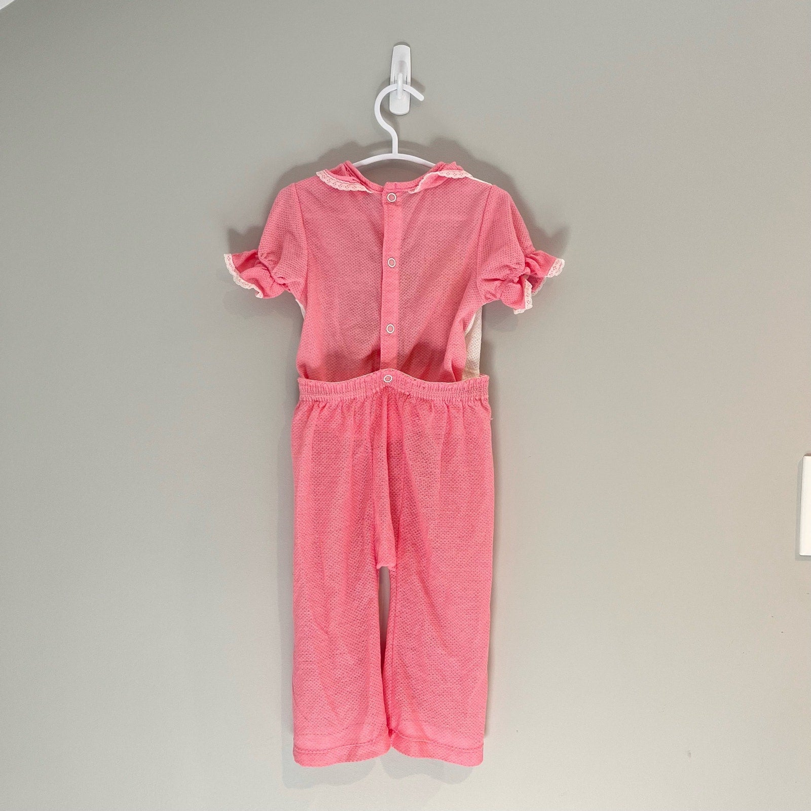 Vintage Carter's Pink Call Me Pajama Set 2T