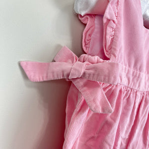 Bella Bliss Pink Corduroy Berkley Overalls 6 Months