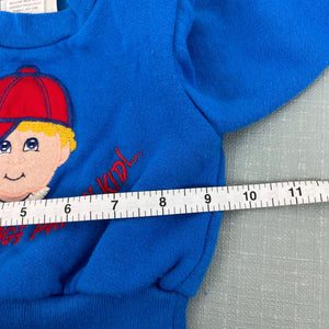 Vintage I'm a Cabbage Patch Kid Blue Sweatshirt 12 Months USA