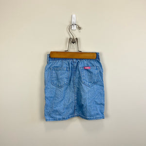 Vintage OshKosh B'gosh Blue Jean Skirt 6 USA