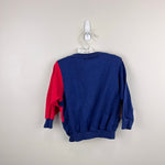 Load image into Gallery viewer, Vintage Healthtex Navy Red Hockey Sweatshirt 4T USA
