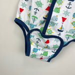 Load image into Gallery viewer, Magnificent Baby Nautical Bodysuit Romper 9 Months
