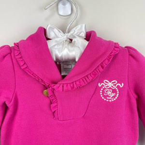 Ralph Lauren Pink Shawl Collar Coverall 3 Months