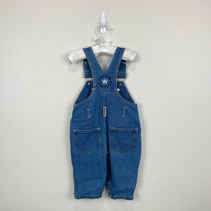 Vintage Weebok Blue Jean Overalls 12 Months