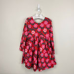 Load image into Gallery viewer, Hanna Andersson Long Sleeve Skater Dress with Pockets Cute Cosmos 110 cm 5T
