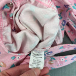 Load image into Gallery viewer, Vintage OshKosh B'gosh Pink Floral Bow Overalls 3T USA
