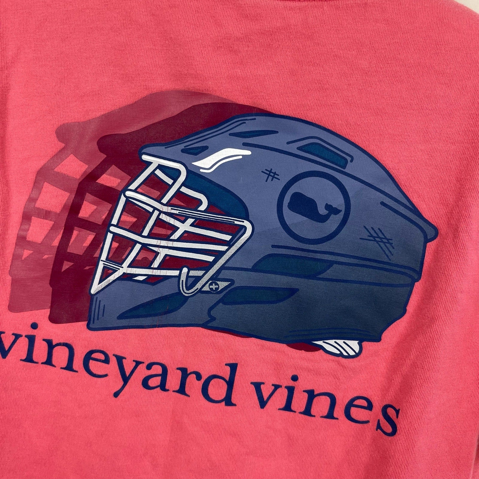 Vineyard Vines Boys' Football Whale Short Sleeve Pocket Tee 5T