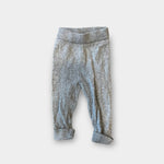 Load image into Gallery viewer, Janie and Jack Ribbed Gray Sweater Pants 3-6 Months
