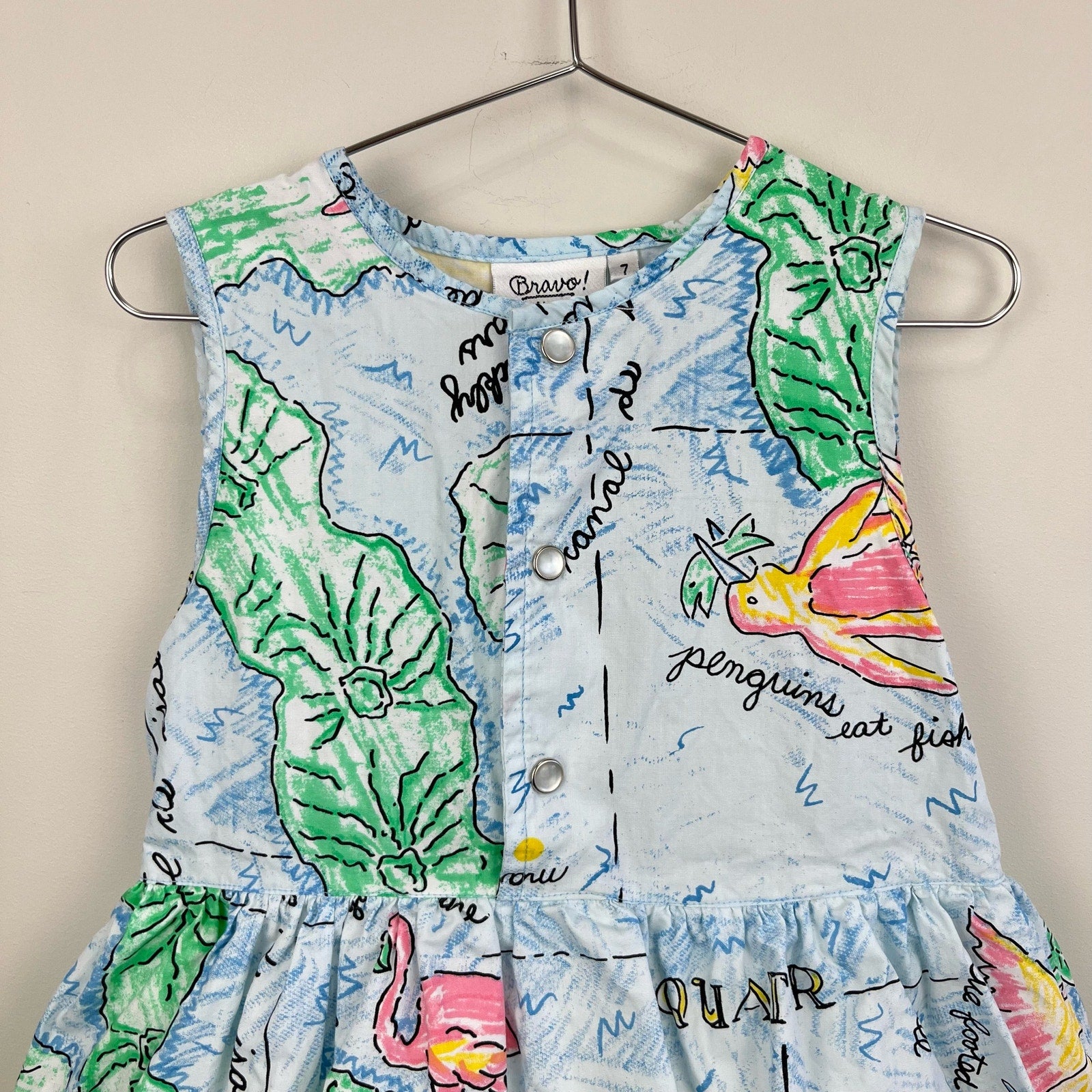 Vintage Bravo! Canada Tropical Dress 7