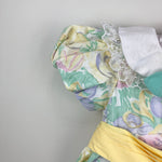Load image into Gallery viewer, Vintage Pastel Floral Party Dress 4T
