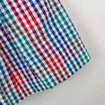 Load image into Gallery viewer, Vintage Samara Seersucker Plaid Strawberry Dress 18 Months
