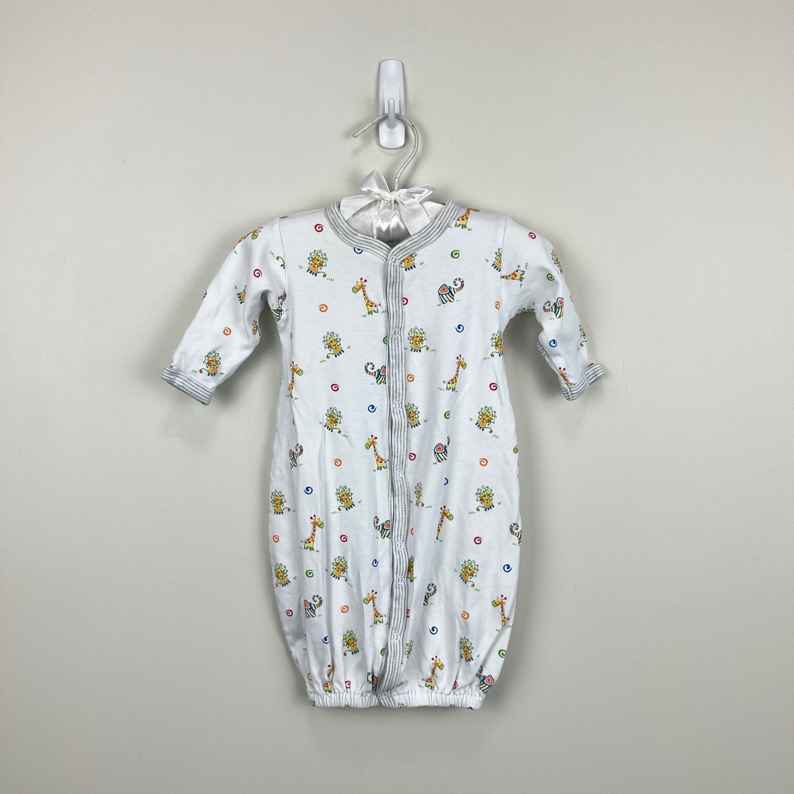 Kissy Kissy Animal Print Converter Sleep Gown Newborn