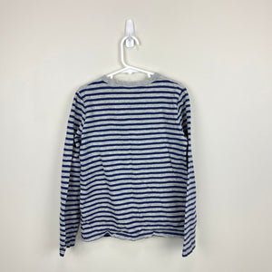 Mini Boden Mixed Stripe Long Sleeve Tee Shirt 8-9