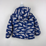 Load image into Gallery viewer, Mini Baby Boden Navy Blue Shark Jacket 3-4
