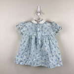 Load image into Gallery viewer, Vintage Alison Scott Smocked Blue Floral Dress 12 Months
